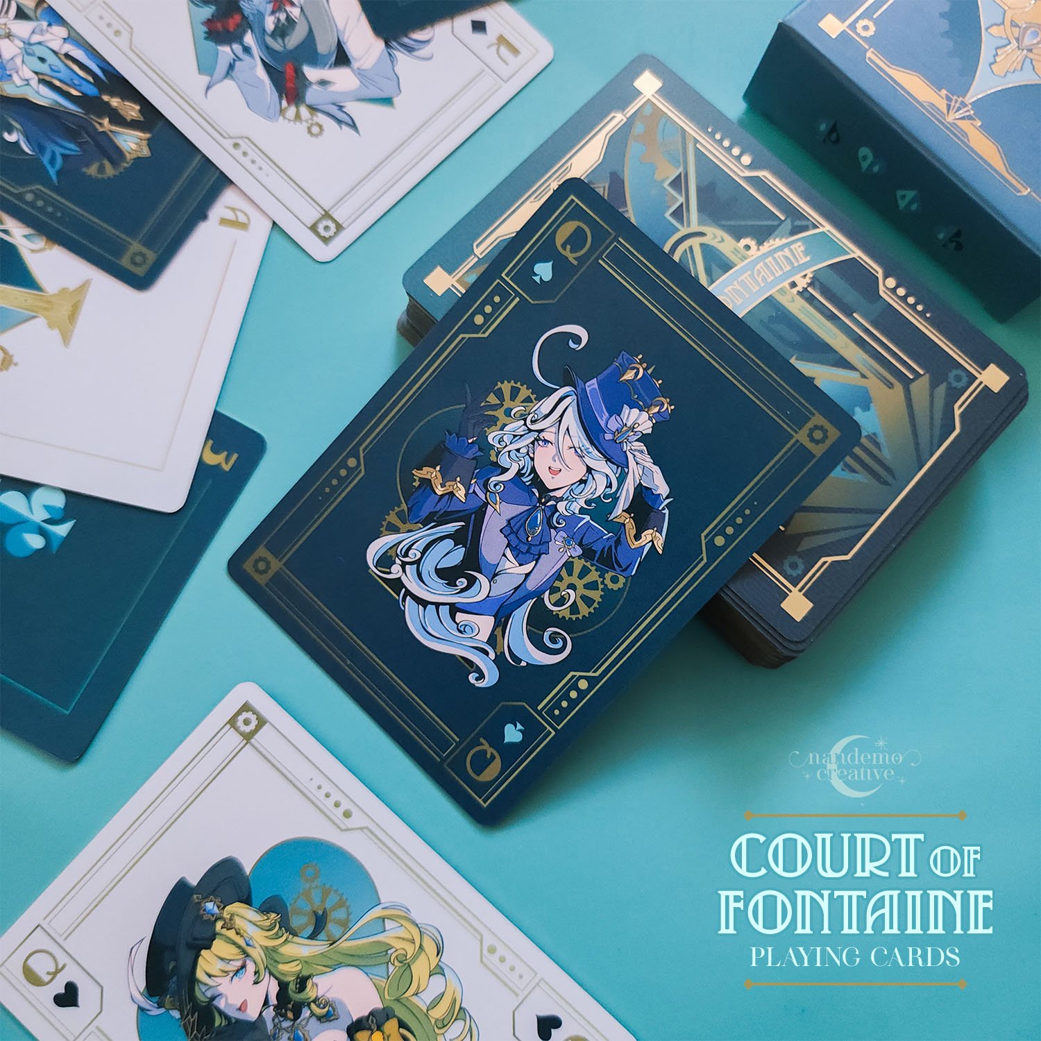 Court of Fontaine Playing Cards | Nandemo Creative